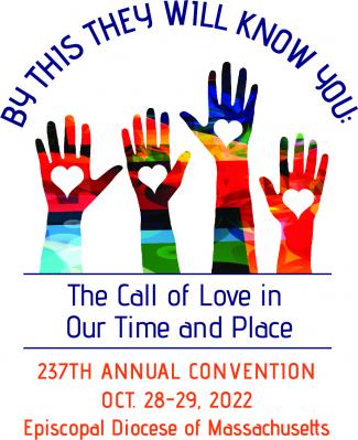 Diocesan Convention 2022 "By This They Will Know You" Graphic