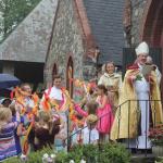 Bishop Gates dedicates new parish house at Trinity, Concord 