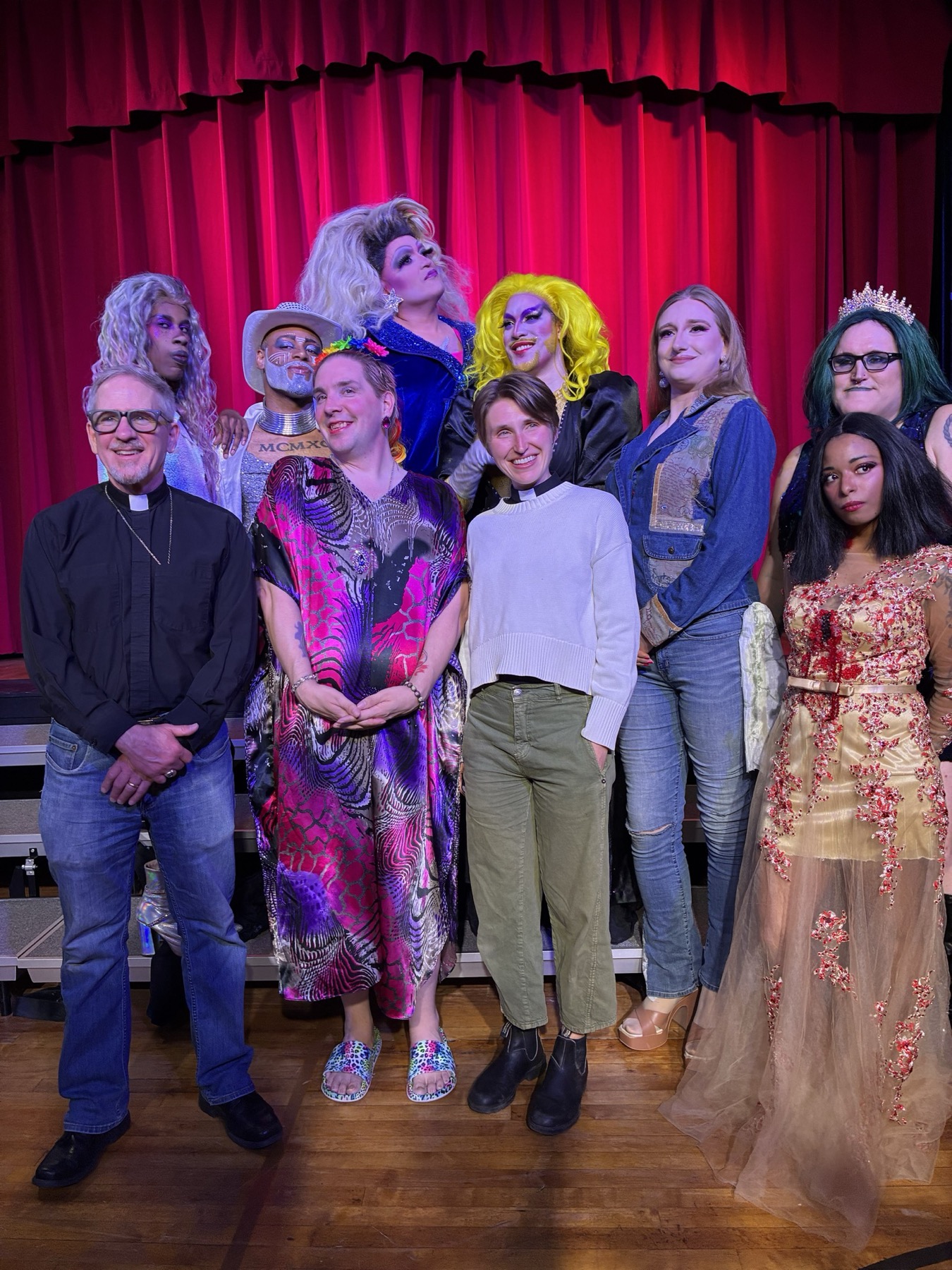 Spaghetti and Sequins raises support for Fall River Pride.