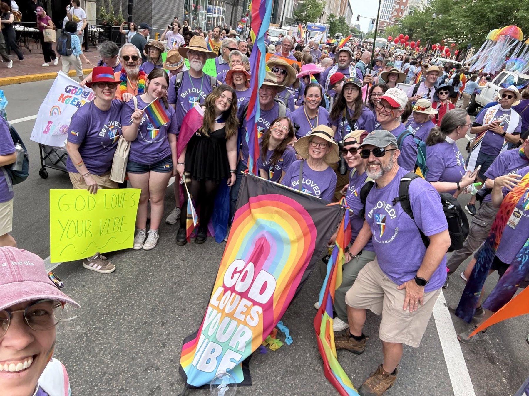 St. Paul’s, Natick parishioners participate in Pride.