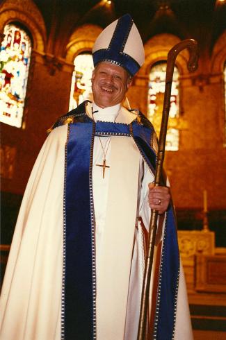 Bishop Bud Cederholm at his 2001 consecration