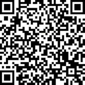 QR code graphic for bishop search survey in English