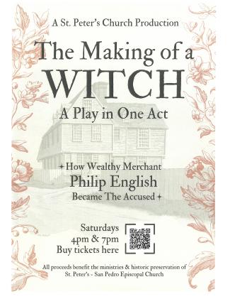 Making of a Witch play flier