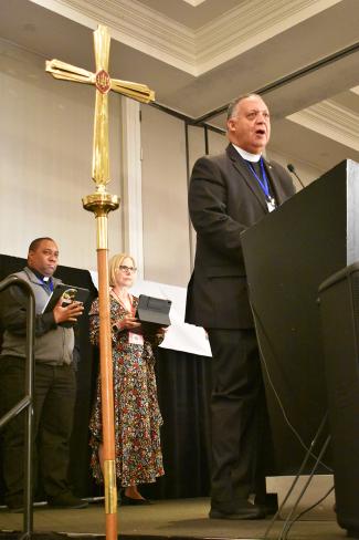 The Rev. Will Mebane reporting for RJC at 2024 Diocesan Convention