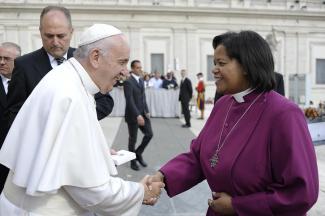 GEH with pope