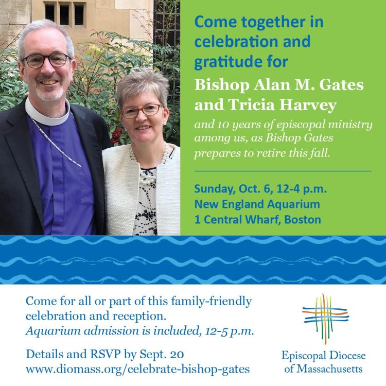 Celebrate Bishop Gates Event Graphic