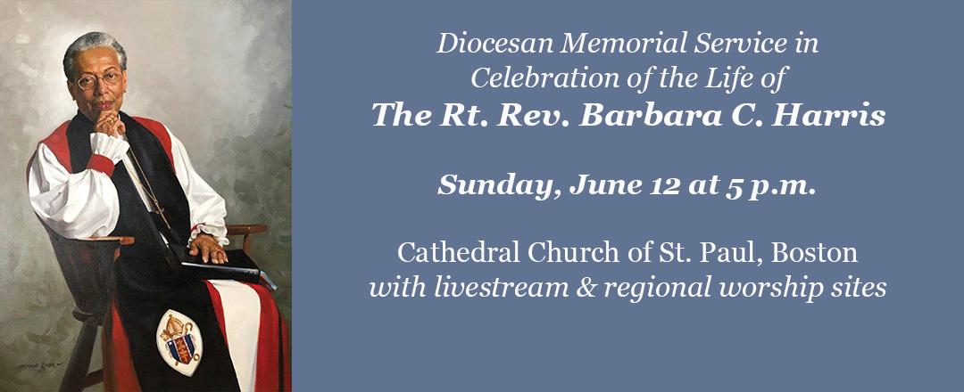 Bishop Barbara Harris Memorial Service graphic