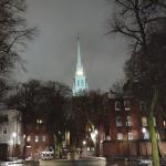 Old North Church Boston's lanterns lit on Jan. 5 2022