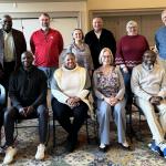 Group photo of Racial Justice Commission members at 2024 retreat