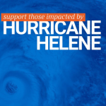 Hurricane Helene relief graphic