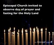 Prayer vigil for Holy Land graphic