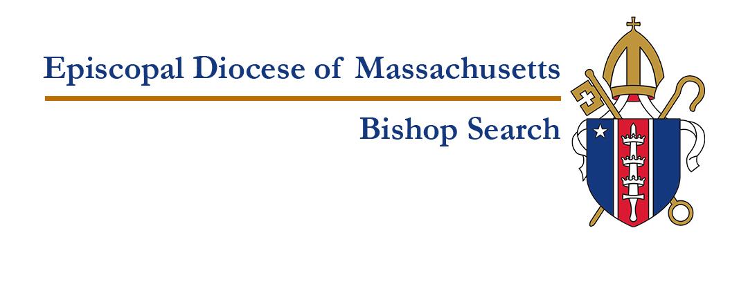 Bishop search graphic with diocesan seal